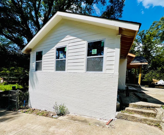 view of side of home