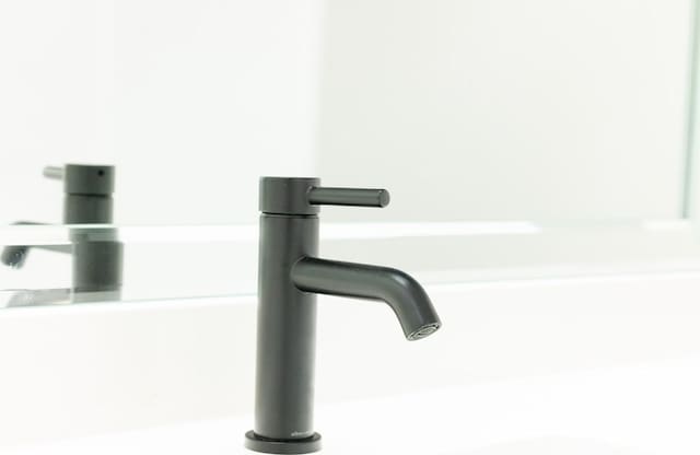 interior details featuring a sink
