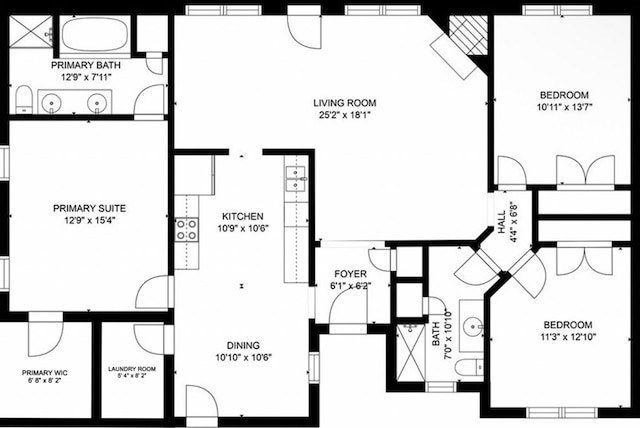 2905 10th Ave, Phenix City, AL 36867 - property floor plan