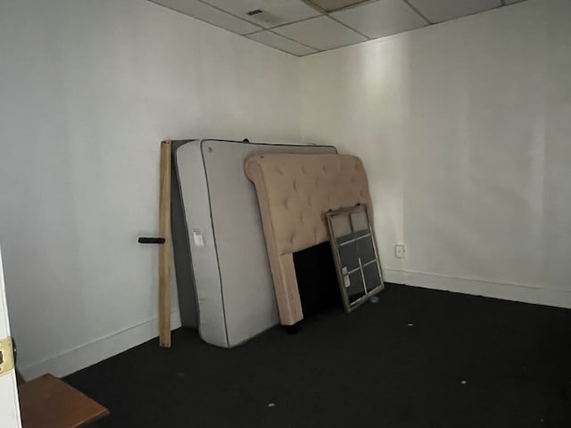 3609 Hamilton Rd, Columbus, GA 31904 - basement featuring a drop ceiling and baseboards