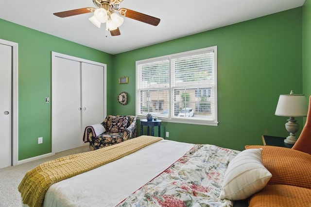 2525 Norris Rd Unit 106, Columbus, GA 31907 - bedroom with carpet flooring and a ceiling fan