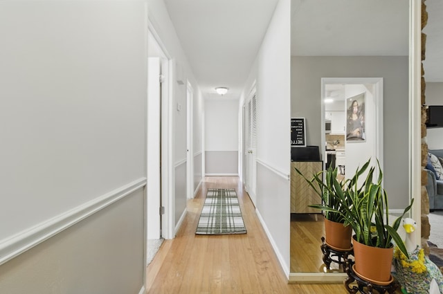 2525 Norris Rd Unit 106, Columbus, GA 31907 - hall featuring light wood-style floors and baseboards