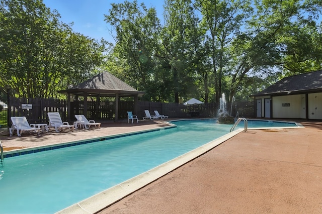 2525 Norris Rd Unit 106, Columbus, GA 31907 - community pool featuring a gazebo and a patio area