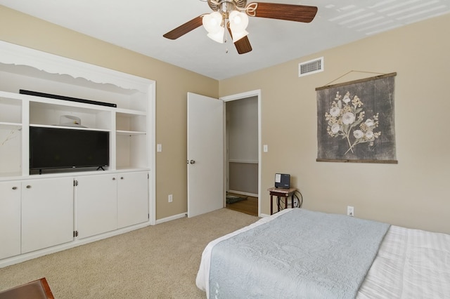 2525 Norris Rd Unit 106, Columbus, GA 31907 - carpeted bedroom with a ceiling fan and baseboards