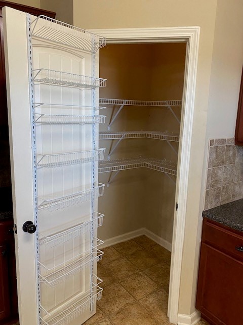 view of pantry