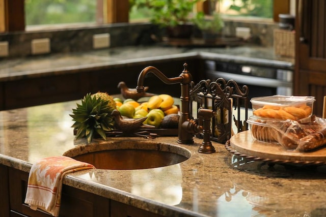 interior details featuring sink