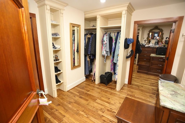 view of closet