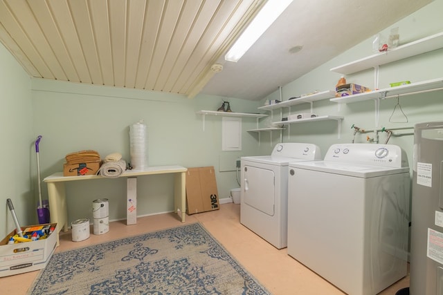 4833 Marino St, Columbus, GA 31907 - washroom featuring washing machine and dryer and water heater
