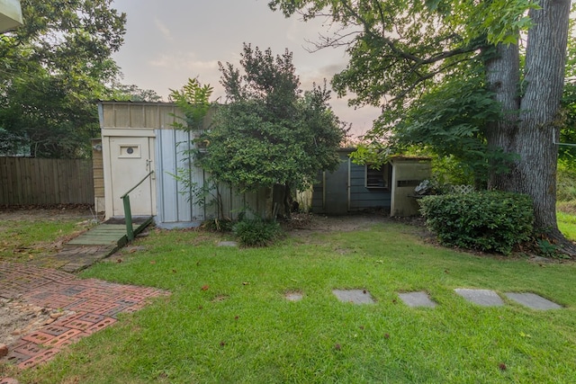 4833 Marino St, Columbus, GA 31907 - view of yard featuring a storage shed