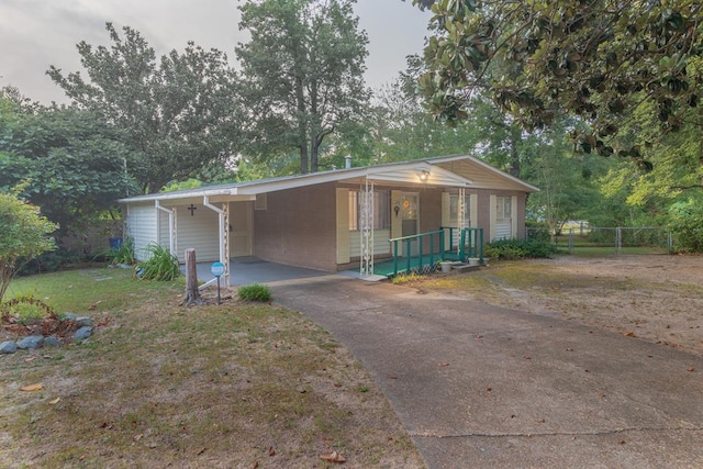 4833 Marino St, Columbus, GA 31907 - view of front of home with driveway and a carport