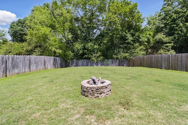 4685 Ivy Patch Dr, Fortson, GA 31808 - view of yard featuring a fire pit