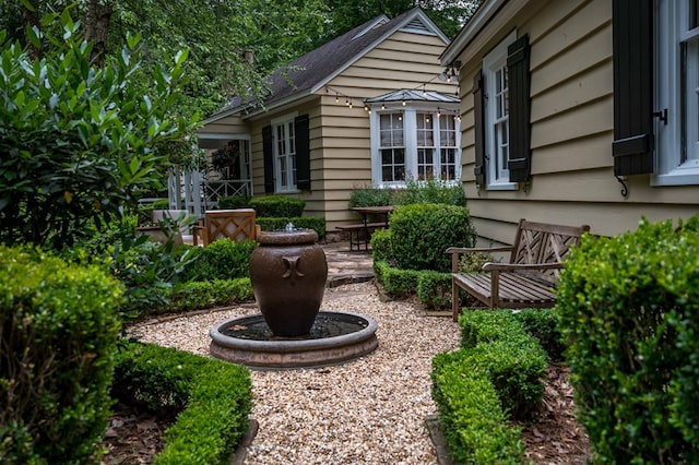 exterior space with a patio area