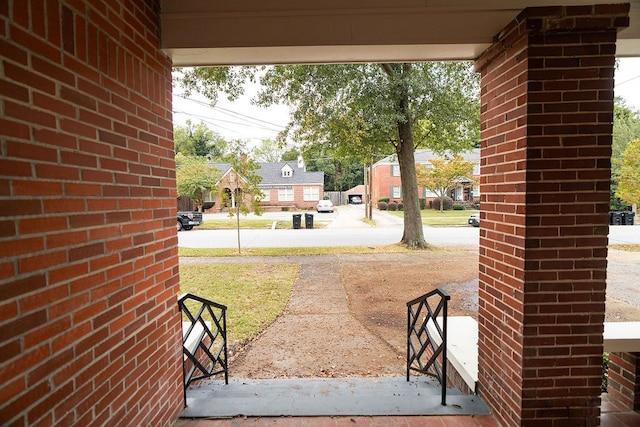 1240 Peacock Ave, Columbus, GA 31906 - covered porch featuring a residential view