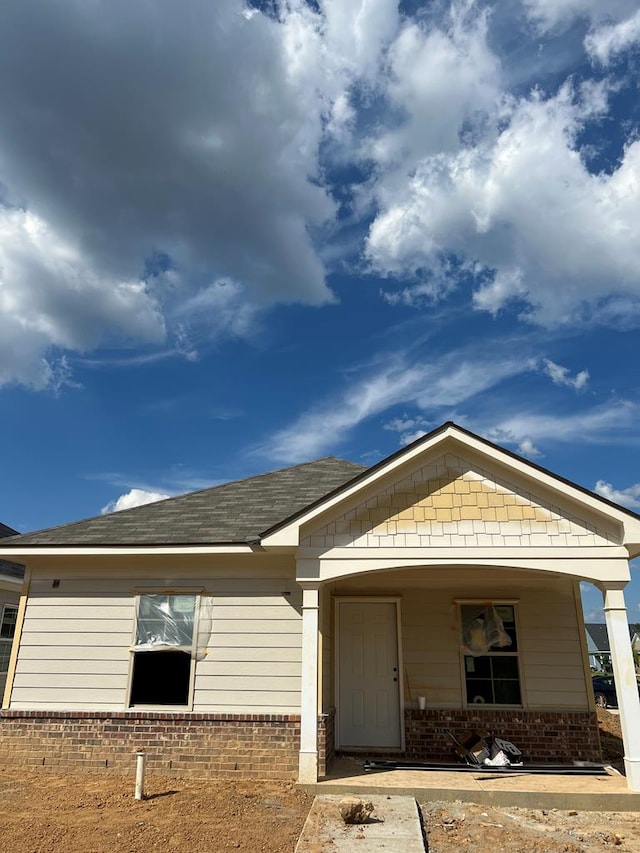 2467 Brownie Ln, Columbus, GA 31903 - view of front of house featuring brick siding and covered porch