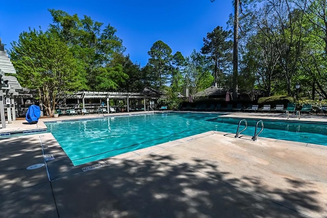 2387 Cedar Ln, Pine Mountain, GA 31822 - community pool featuring a pergola and a patio area