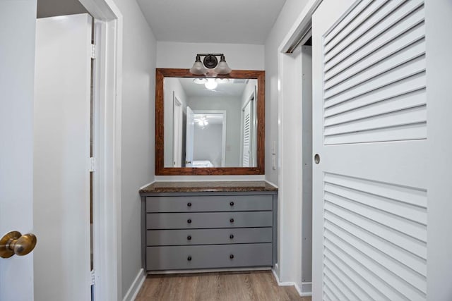 2387 Cedar Ln, Pine Mountain, GA 31822 - corridor featuring wood finished floors and baseboards