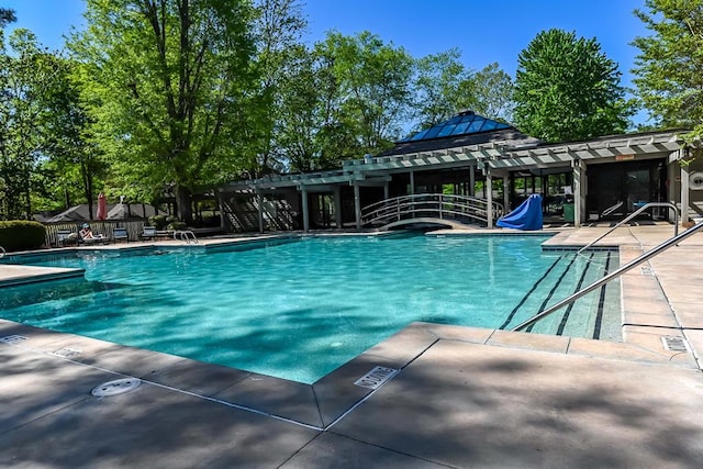 2387 Cedar Ln, Pine Mountain, GA 31822 - community pool featuring a patio and fence