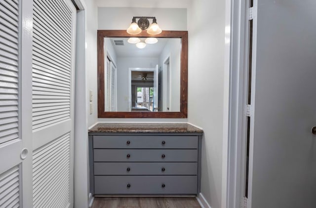 2387 Cedar Ln, Pine Mountain, GA 31822 - corridor featuring wood finished floors