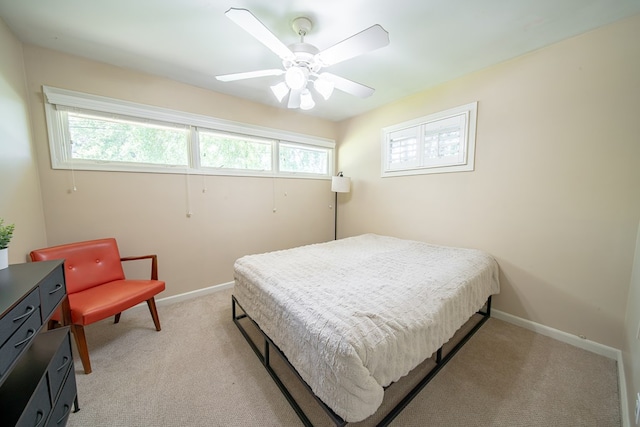 813 Crockett Dr, Columbus, GA 31904 - bedroom with light carpet and a ceiling fan