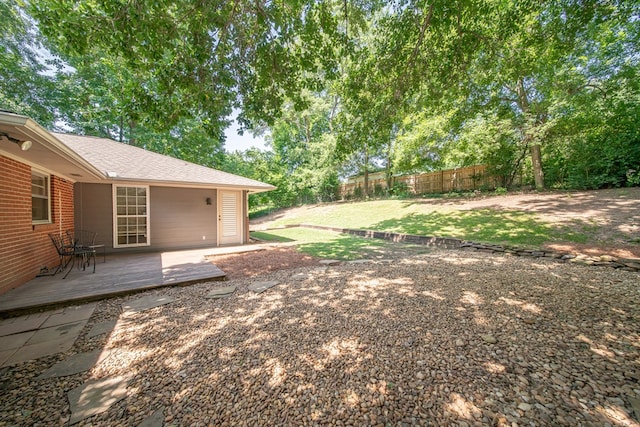 813 Crockett Dr, Columbus, GA 31904 - view of yard featuring a wooden deck