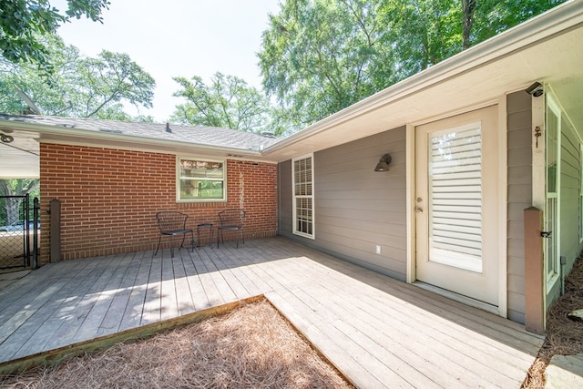 813 Crockett Dr, Columbus, GA 31904 - view of wooden deck