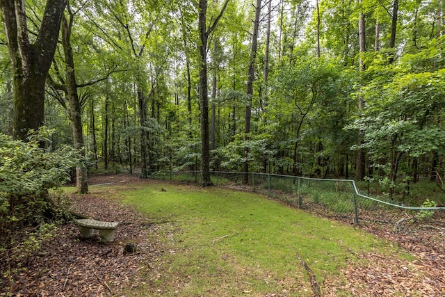 5110 Midland Trce, Columbus, GA 31820 - view of yard with a forest view