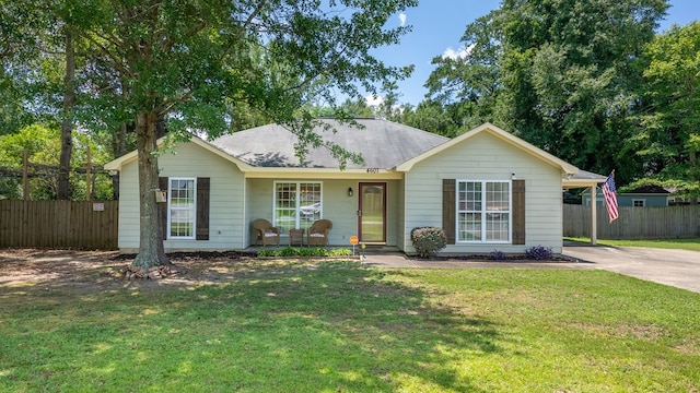 4607 N Tillery Dr, Phenix City, AL 36870 - ranch-style house featuring a porch