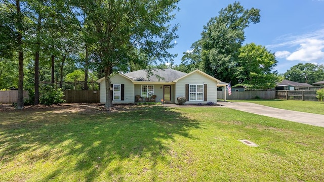 4607 N Tillery Dr, Phenix City, AL 36870 - ranch-style home with concrete driveway