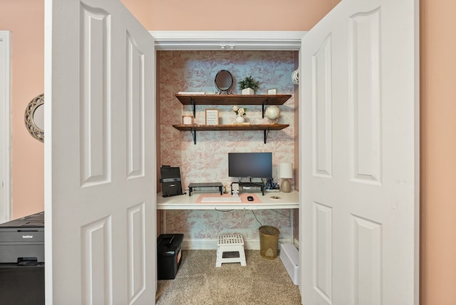 4607 N Tillery Dr, Phenix City, AL 36870 - office with wallpapered walls