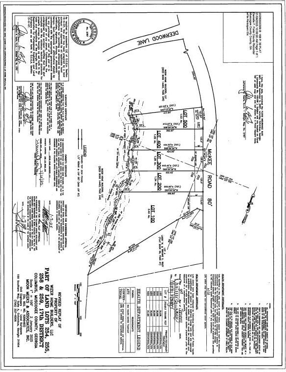 8705 Mckee Rd, Upatoi, GA 31829 - survey map / technical document