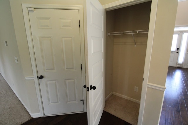 view of closet