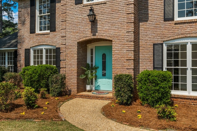 4975 Glacier Dr, Columbus, GA 31907 - property entrance with brick siding