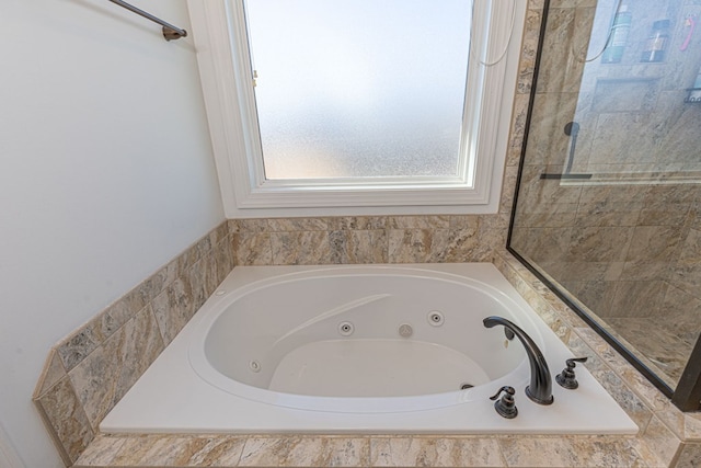 bathroom with a bathing tub