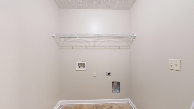 650 Upland Ct, Columbus, GA 31907 - laundry room featuring electric dryer hookup, hookup for a washing machine, and baseboards