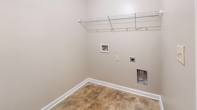 650 Upland Ct, Columbus, GA 31907 - washroom featuring hookup for an electric dryer, hookup for a washing machine, and stone finish floors