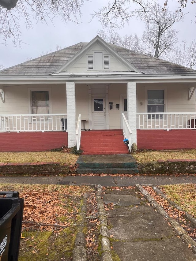 1348 Rhodes St, Columbus, MS 31901 - view of front of house featuring a porch