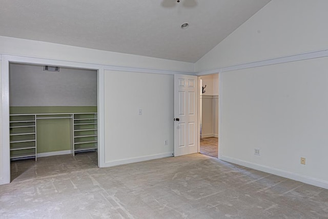 9250-11 River Rd, Fortson, GA 31808 - unfurnished bedroom featuring carpet floors and vaulted ceiling
