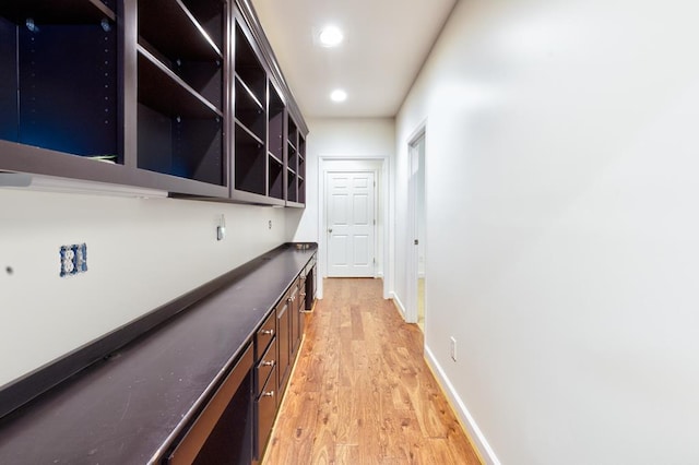 9250-11 River Rd, Fortson, GA 31808 - hallway featuring light wood-type flooring and recessed lighting