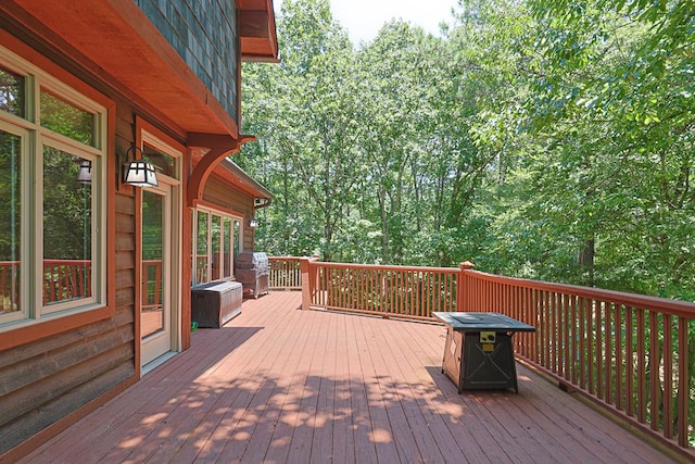 9250-11 River Rd, Fortson, GA 31808 - wooden deck with a grill