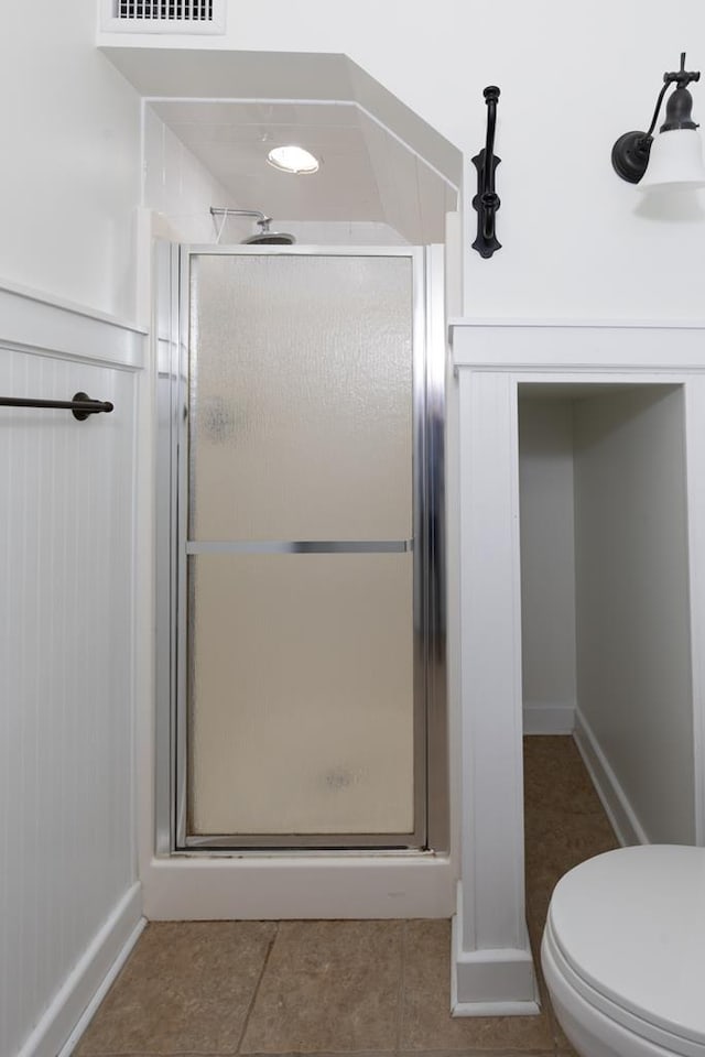 9250-11 River Rd, Fortson, GA 31808 - bathroom featuring a stall shower and tile patterned floors