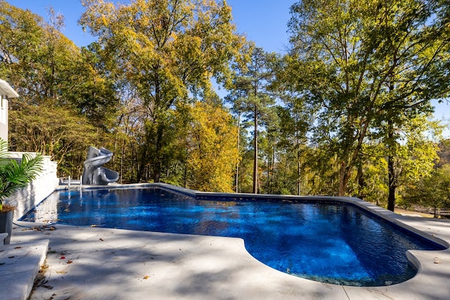 5410 River Oak Way, Phenix City, AL 36867 - outdoor pool featuring a water slide and a patio area