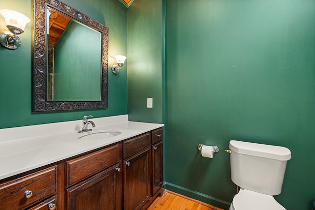 1917 Dimon St, Columbus, GA 31906 - bathroom featuring vanity and wood finished floors