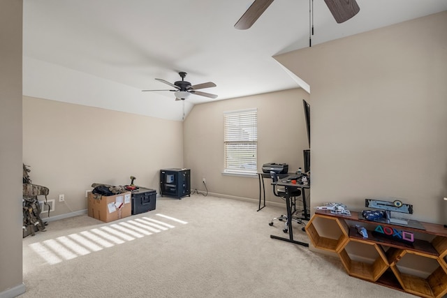 28 Red Maple Dr, Phenix City, AL 36869 - office with carpet floors, ceiling fan, and baseboards