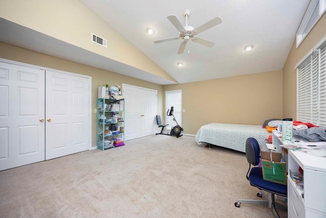 7635 Edgewater Dr, Columbus, GA 31904 - bedroom featuring a nursery area, carpet floors, a closet, a ceiling fan, and baseboards