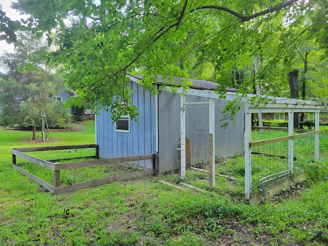 7505 Beaver Run Rd, Midland, GA 31820 - view of outbuilding with a garden