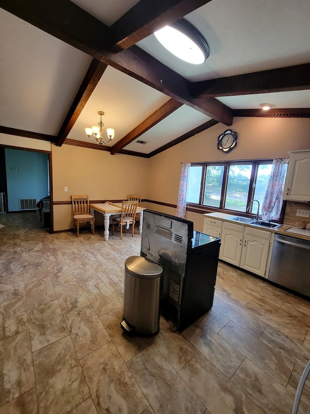 7505 Beaver Run Rd, Midland, GA 31820 - living room with a chandelier