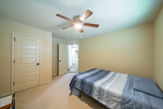 9742 Wooldridge Heights Dr, Fortson, GA 31808 - bedroom with ceiling fan, light carpet, and baseboards