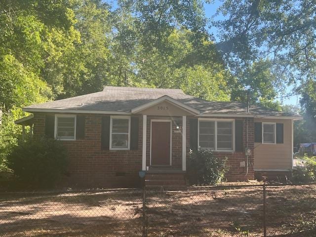 3015 Walker St, Columbus, GA 31903 - view of front of property featuring brick siding and crawl space