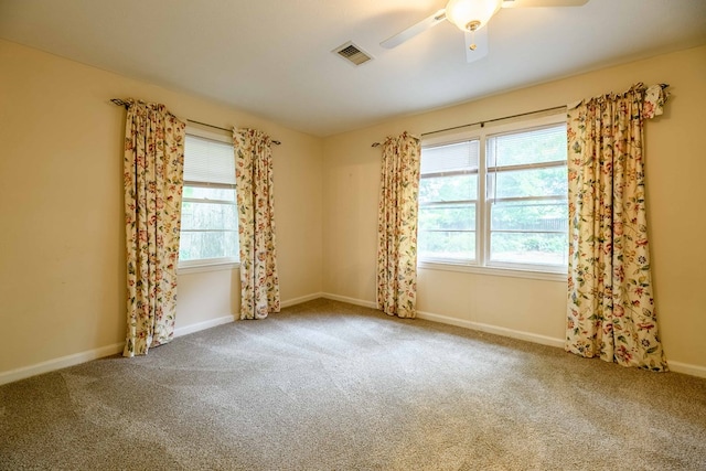 1820 Overlook St, Columbus, GA 31906 - spare room featuring carpet floors and a ceiling fan