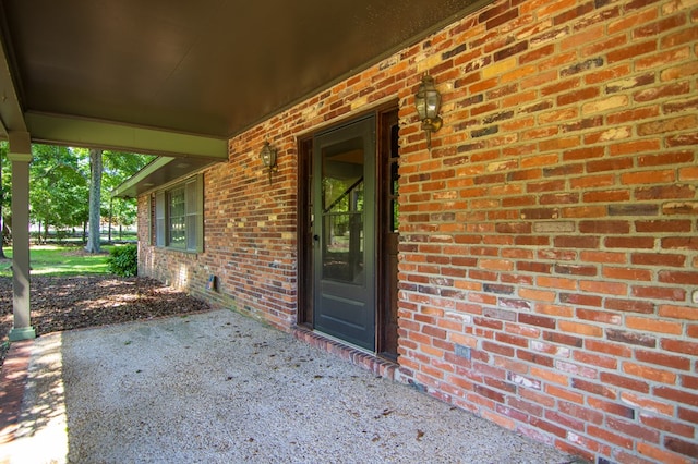 view of entrance to property